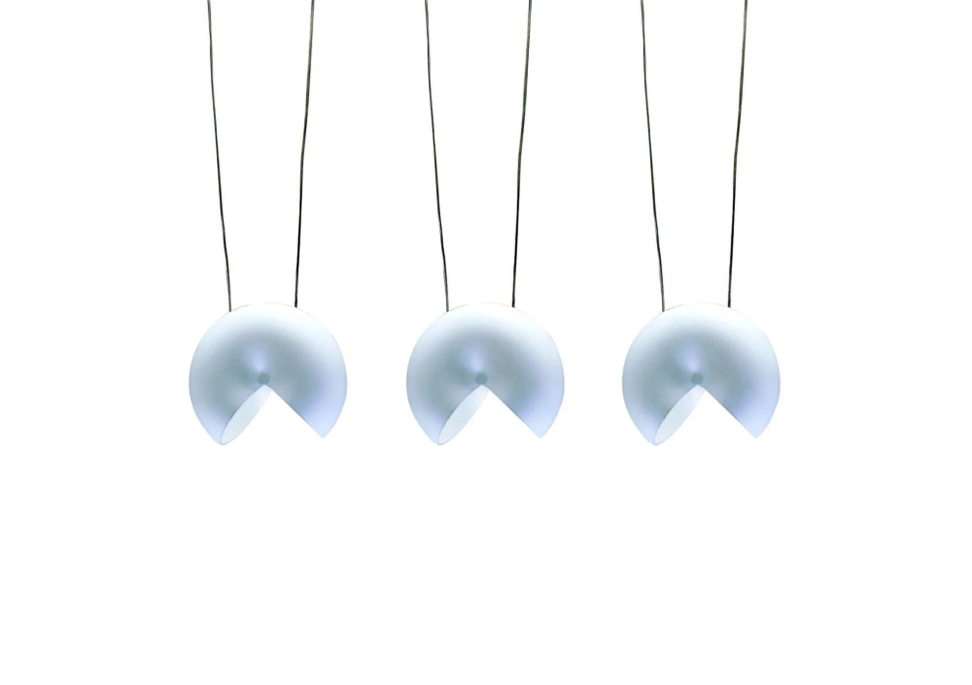 M0058  Fosil Glass Pendant 3 Light